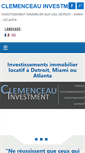Mobile Screenshot of clemenceauinvestment.com